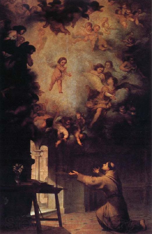 Bartolome Esteban Murillo Vision of St.Anthony of Padua
